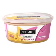 Depimiel Cera Depilatória Microondas 120g Natural com Mel