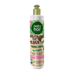 Natu Hair Creme para Pentear Óleo de Coco Umectante 300ml Vegano