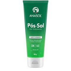 Anasol Pós-Sol Gel Hidratante 200g Ação Calmante Aloe Vera