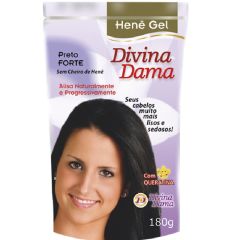 Hene Gel Divina Dama Preto Forte 180g 