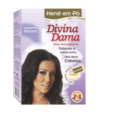 Hene em Pó Divina Dama Castanho Escuro 50g