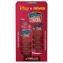 Kit Shampoo e Condicionador Embelleze Novex Vitay Meus Cachos de Cinema (02 produtos)