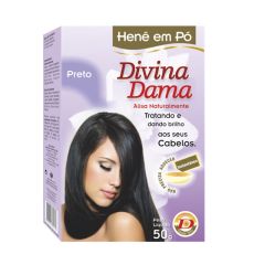 Hene em Pó Divina Dama Preto 50g