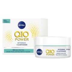 Nivea Q10 Power Antissinais Elasticidade FPS 30 Creme Facial Dia 50g 10x Mais Creatina