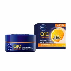 Nivea Q10 Energy Revitalizante Creme Facial Noite 50g 3x Antioxidantes