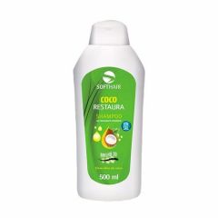 Softhair Shampoo Óleo de Coco Brilho 3D 500ml