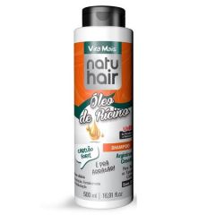 Natu Hair Shampoo 500ml Óleo de Rícino