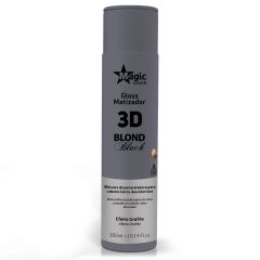 Magic Color Glass Matizador 3D Blond Black 300ml Efeito Grafite