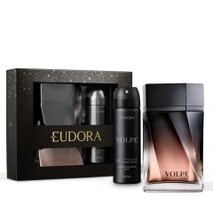 EUDORA KIT COLONIA 100ML DESODORANTE AERO 31G VOLPE