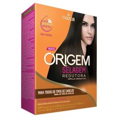 Nazca Origem Selagem Redutora Shampoo Antirres. 50ml + Redutor de Vol. 90ml + Máscara Reconst. 50ml