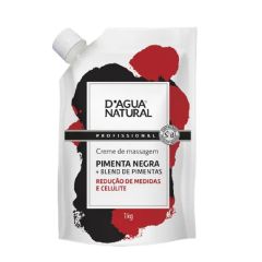 DAGUA NATURAL CREME DE MASSAGEM PIMENTA NEGRA 1KG