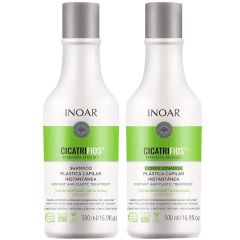 INOAR KIT SHAMPOO CONDICIONADOR CICATRIFIOS 2X500ML