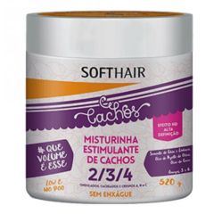 Softhair Cachos Creme de Pentear Misturinha Estimulante de Cachos Tipos 2/3/4 520g