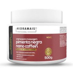 Hidramais Creme para Massagem Pimenta Negra 500g Nano Caffein