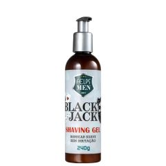 Felps Men Black Jack Shaving Gel p/ Barbear 240g Sem Irritação