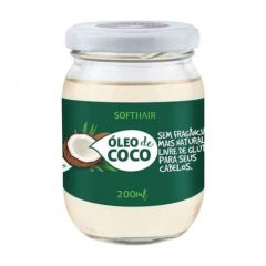 Softhair Óleo de Coco 200ml Vegano