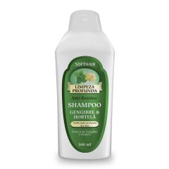 Softhair Limpeza Profunda Shampoo Anti-Resíduo 500ml Gengibre e Hortelã