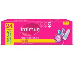 Intimus Absorvente Interno Médio 24 unidades