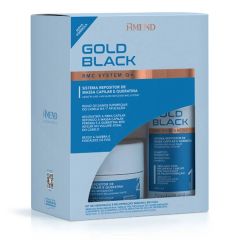  AMEND KIT GOLD BLACK RMC SYSTEM Q+ REPOSITOR DE MASSA CAPILAR E QUERATINA