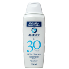 Anasol Protetor Solar Oil Free Toque Seco  Fps 30 350ml