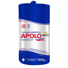 Algodão Hidrofilo Apolo 500g 