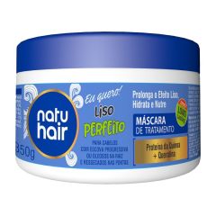 Natu Hair Eu quero liso perfeito Máscara Tratamento 350g