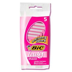 Aparelho De Depila  o Bic Shaver Lady  Leve 5 Pague 4