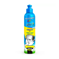 Bio Extratus Kids A Turma do Maluquinho Shampoo 240ml 2x1 Extrato de Fruta