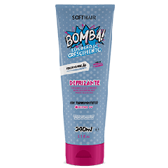 Softhair Defrizante Termoprotetor Bomba! 240ml Soft Poo Explosão de Crescimento