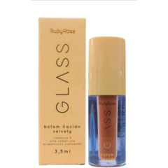 RUBY ROSE GLASS  BATOM LÍQUIDO VELVETY  BG01 3,5ML