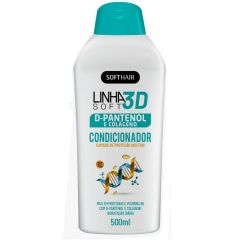 Softhair Linha 3D Soft Condicionador D-Pantenol e Colágeno 500ml