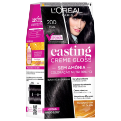 Casting Tonalizante Creme Gloss 200 Preto