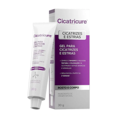 Cicatricure Cicatrizes e Estrias Gel para Cicatrizes e Estrias 30g Rosto e Corpo