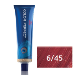 Wella Professionals  Tintura Color Perfect 6-45 Louro Escuro Vermelho Acaju 60g