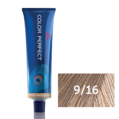 Wella Professionals  Tintura Color Perfect 9-16 Louro Ultraclaro Acinzentado Violeta 60g