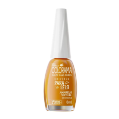 Colorama Universo Paralelo Esmalte Cremoso 8ml Amarelo Virtual