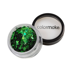 Color Make Glitter Shine 2g Coração Verde