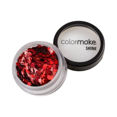 Color Make Glitter Shine 2g Flor Vermelha