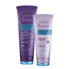 Eudora Siàge Revela Os Cachos Shampoo 250ml + Condicionador 200ml  