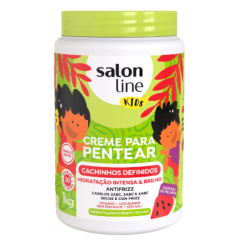 Salon Line Creme para Pentear Kids Cachinhos Definidos 1kg