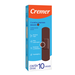 Cremer Curativo Tradicional Marrom Escuro 10 unid