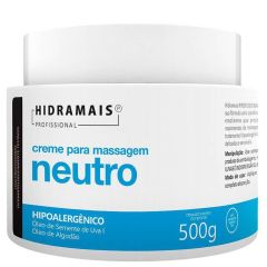 Hidramais Creme para Massagem 500g Neutro Hipoalergênico