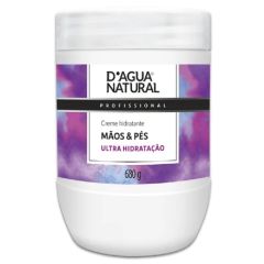 D'agua natural creme hidratante mãos e pés Oleo de semente de uva 680g