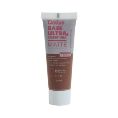 Dailus Base Liquida Ultra Cobertura Matte 28Ml D12 Escuro