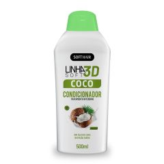 Softhair Linha 3D Soft Condicionador Coco 500ml