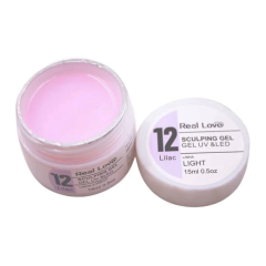 Real Love Gel Construtor para Unhas Linha Light 15ml Lilac 12