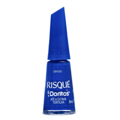 Risque Esmalte Cremoso Azul Risqué & Doritos Até a Última Tortilha 8ml