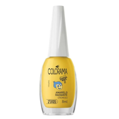 Colorama Esmalte  Coleção Divertidamente 2 Amarelo Radiante 8ml