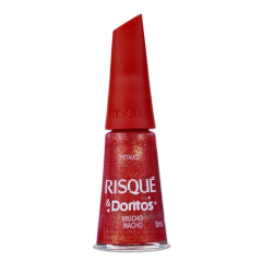 Risque Esmalte Metálico Vermelho Risqué & Doritos Mucho Nacho 8ml