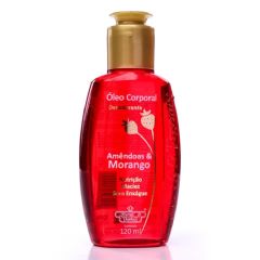 FLORES E VEGETAIS OLEO CORPORAL MORANGO 120ML